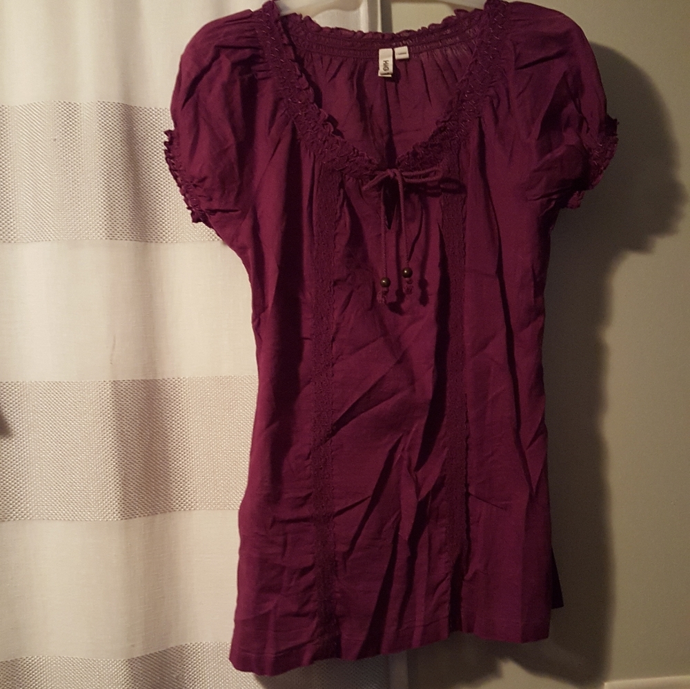 Purple shirt
